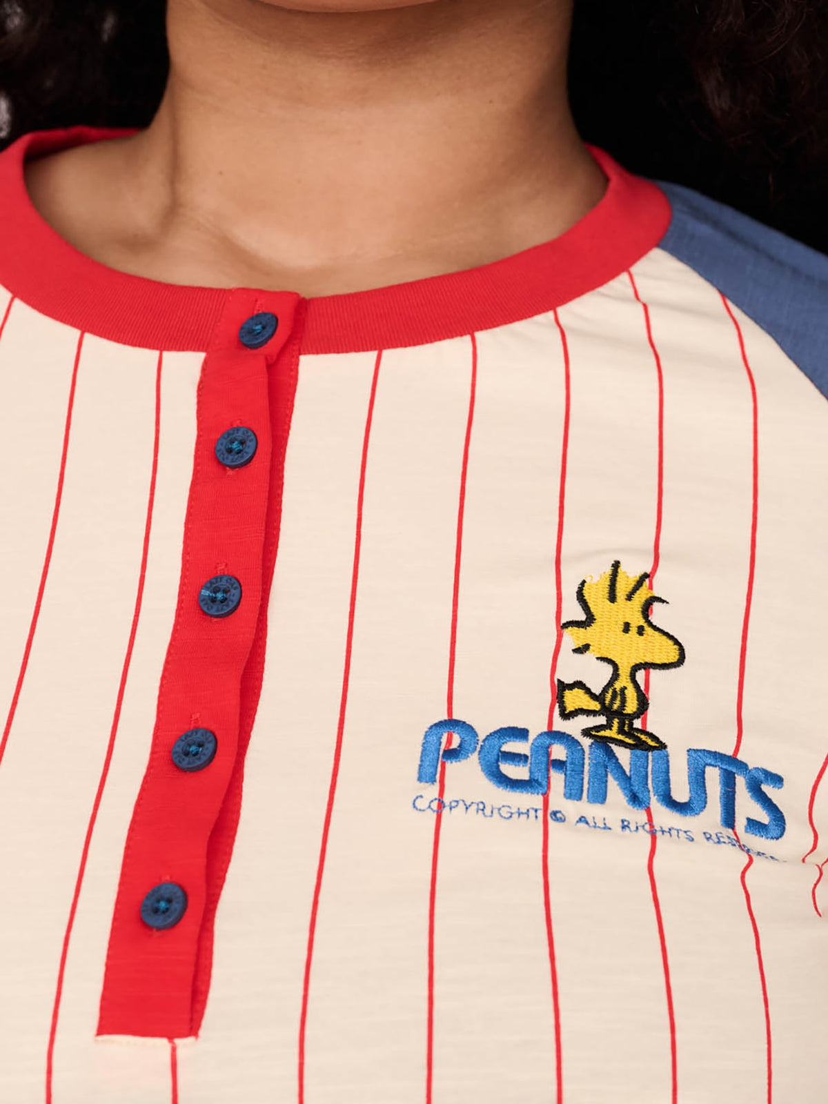Lazy Oaf x Peanuts Woodstock Button Through Top