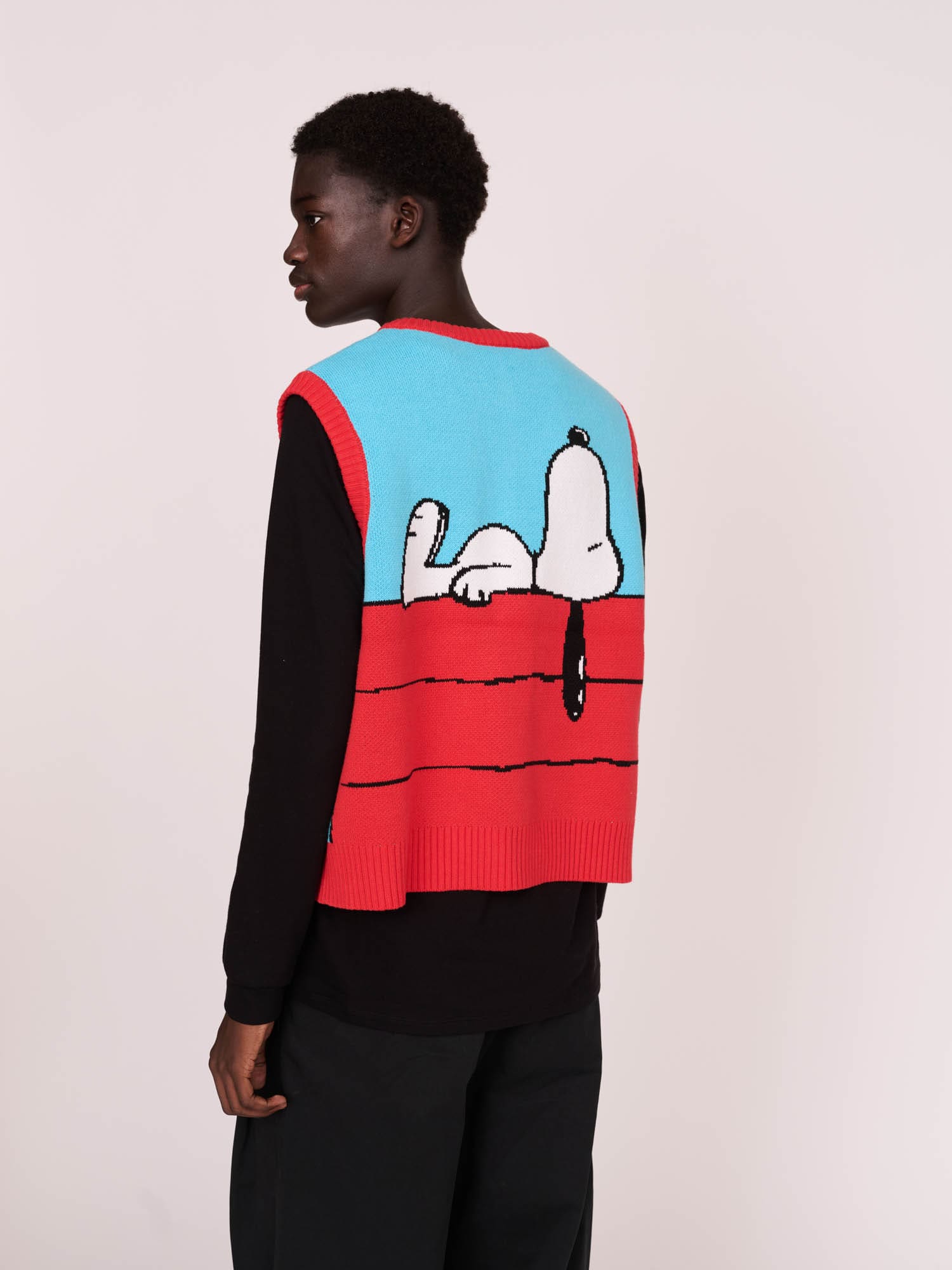 Lazy Oaf x Peanuts Button Through Knit Vest