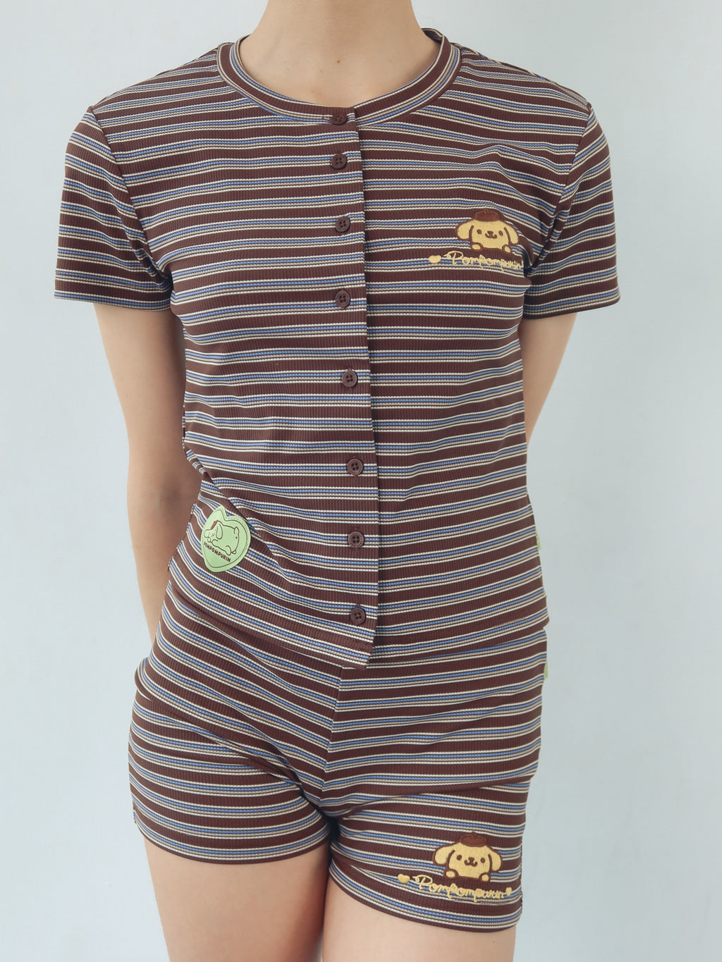 Pompompurin Button Up Top
