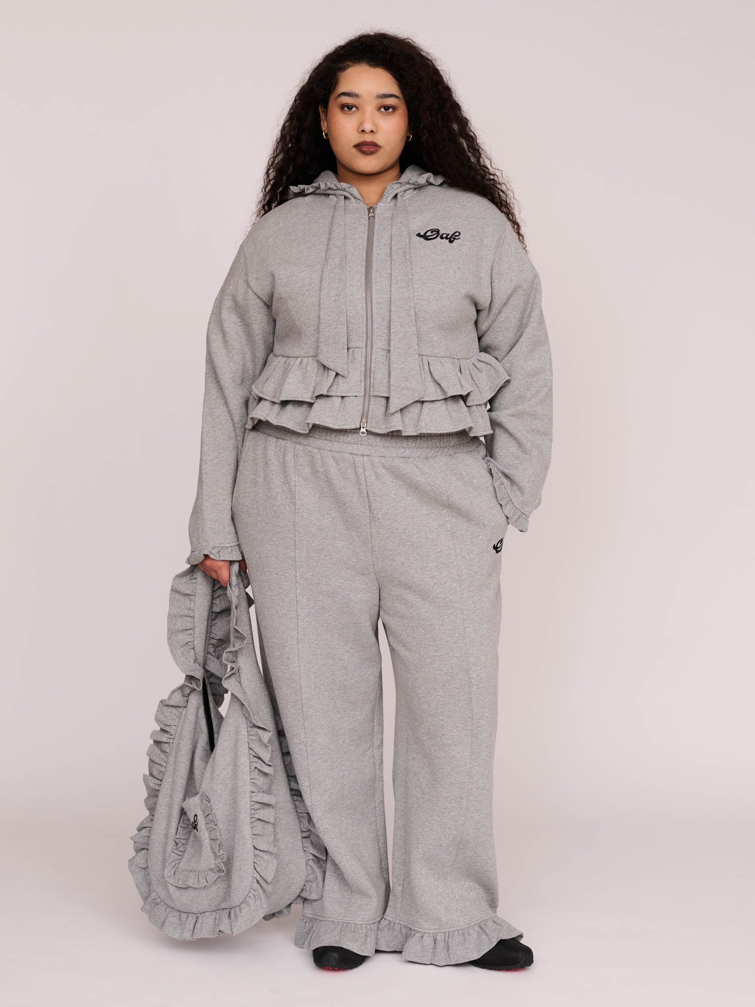 Frill Hoodie & Track Pants Set – Lazy Oaf