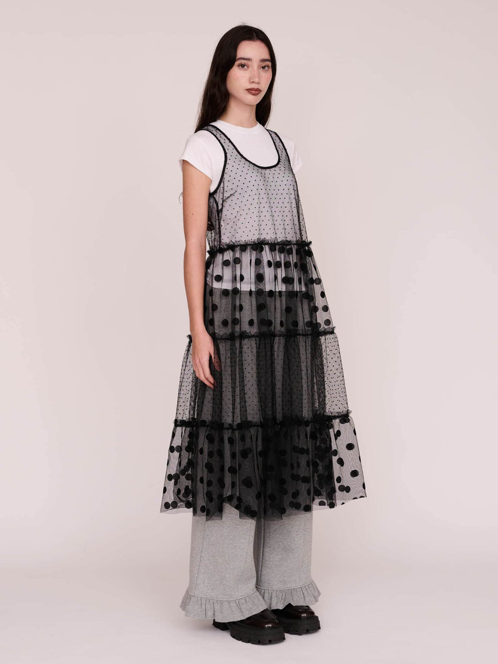 model:Winnie wears size S and is 5’9