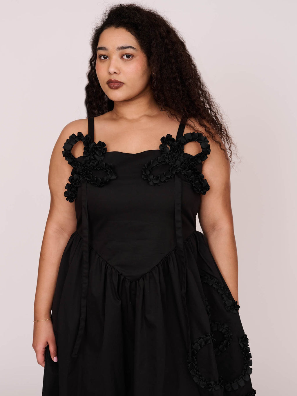 Black Big Big Flower Dress – Lazy Oaf Black Big Big Flower Dress – Lazy Oaf