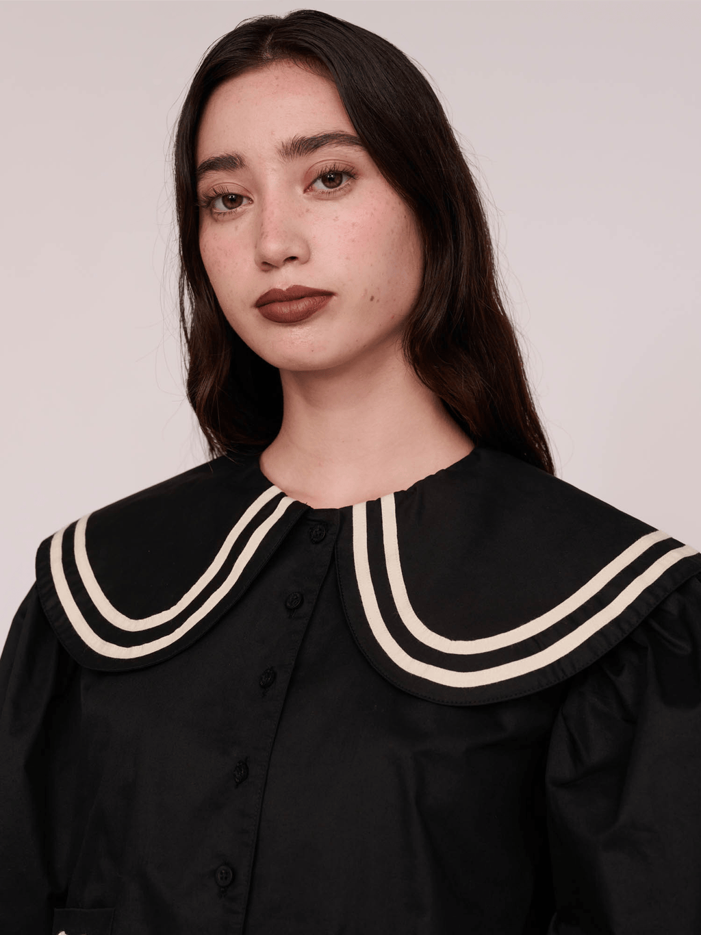 model:Winnie wears size S and is 5’9