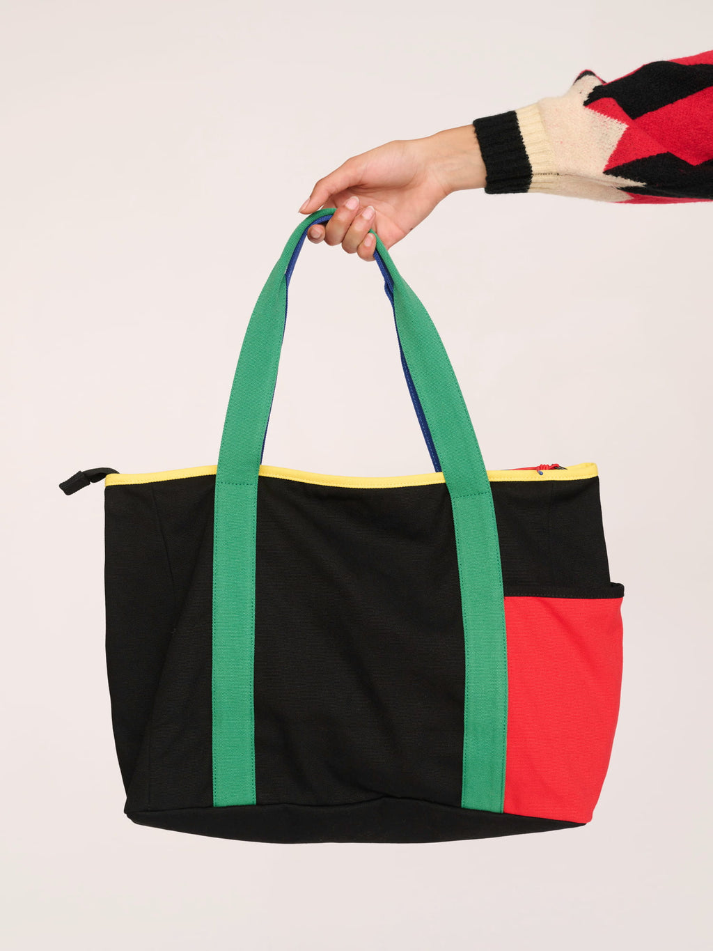 Colour Pop Pocket Shopper Bag