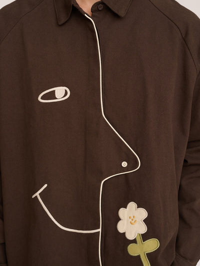 Big Face Flower Shirt