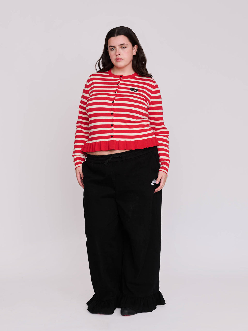 collection-curve, model:Bella wears size XXL and is 5’10”