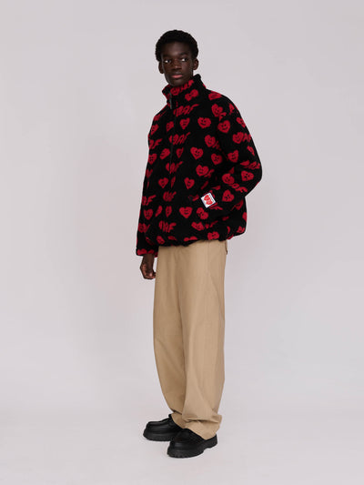 model:Elhadj wears size L and is 6’1”