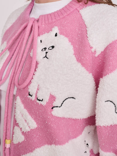 Floating Kitty Cardigan