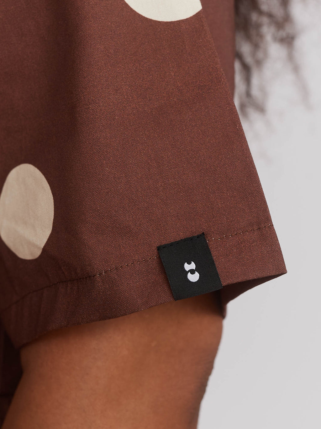 Polka Dot Mini Shirt Dress