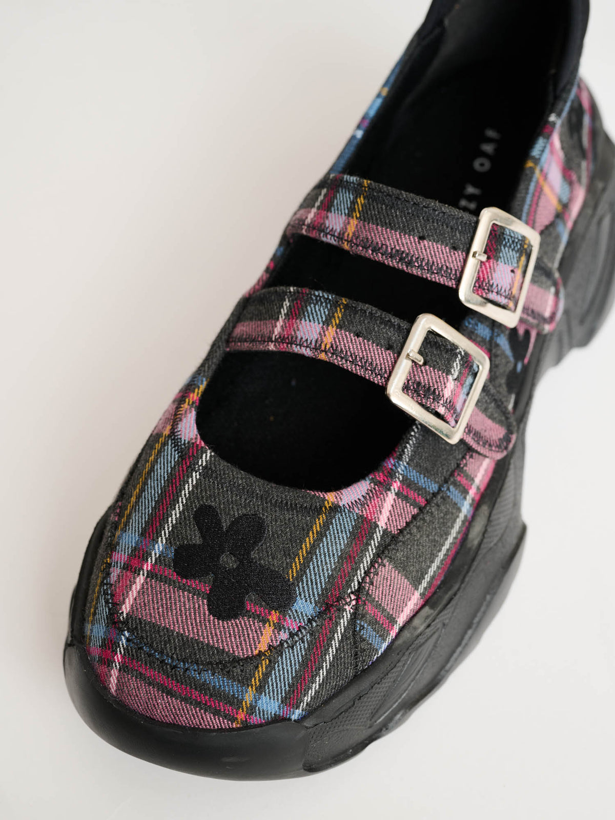 Checks Sneaker Mary Janes