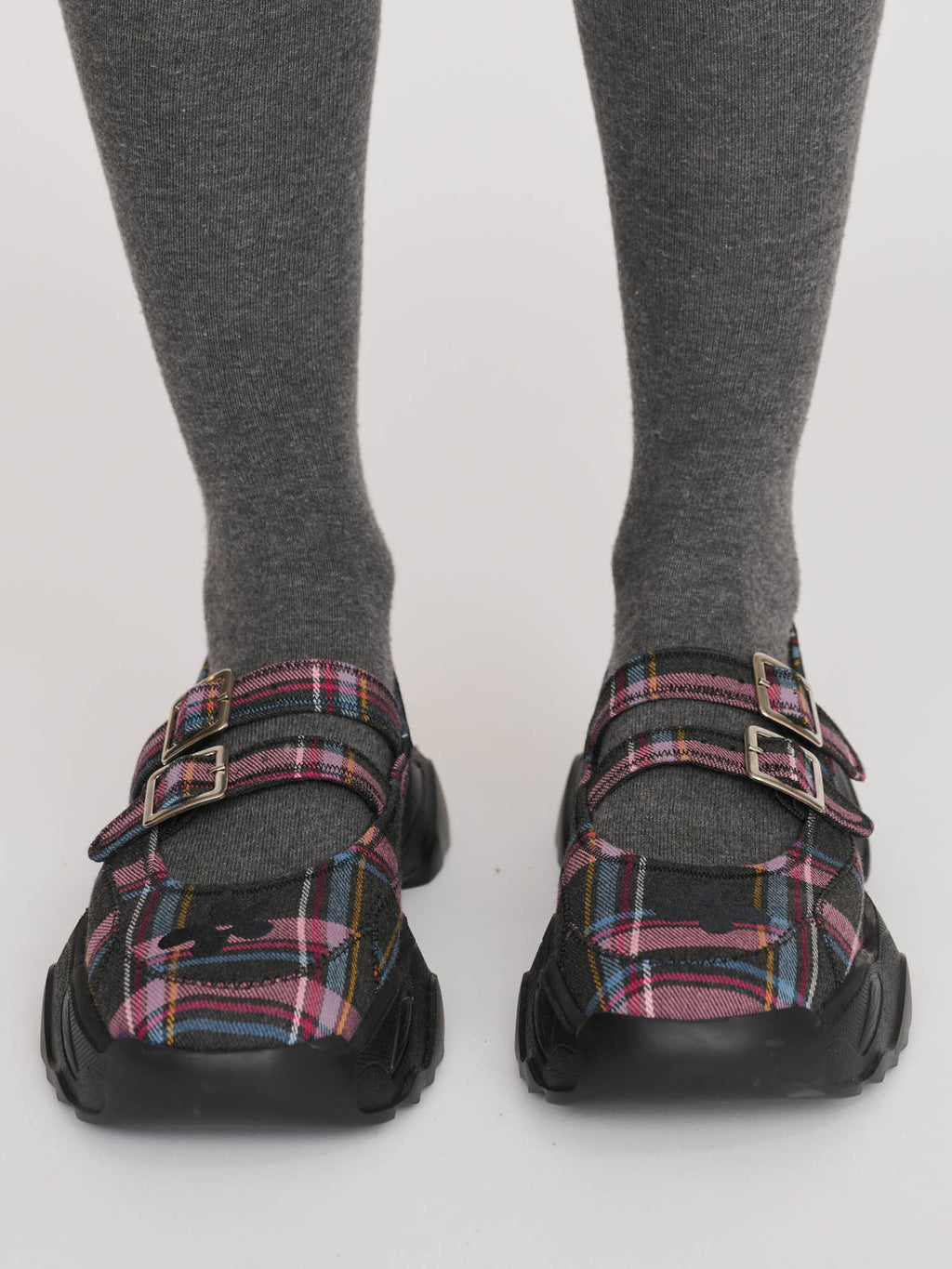 Checks Sneaker Mary Janes