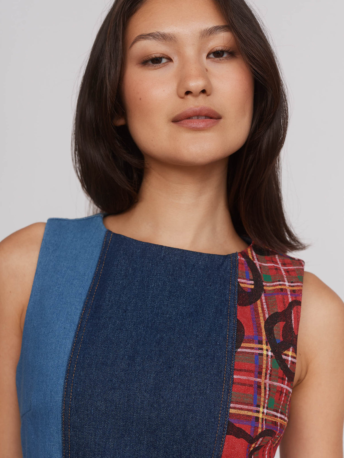 Double Denim Dress