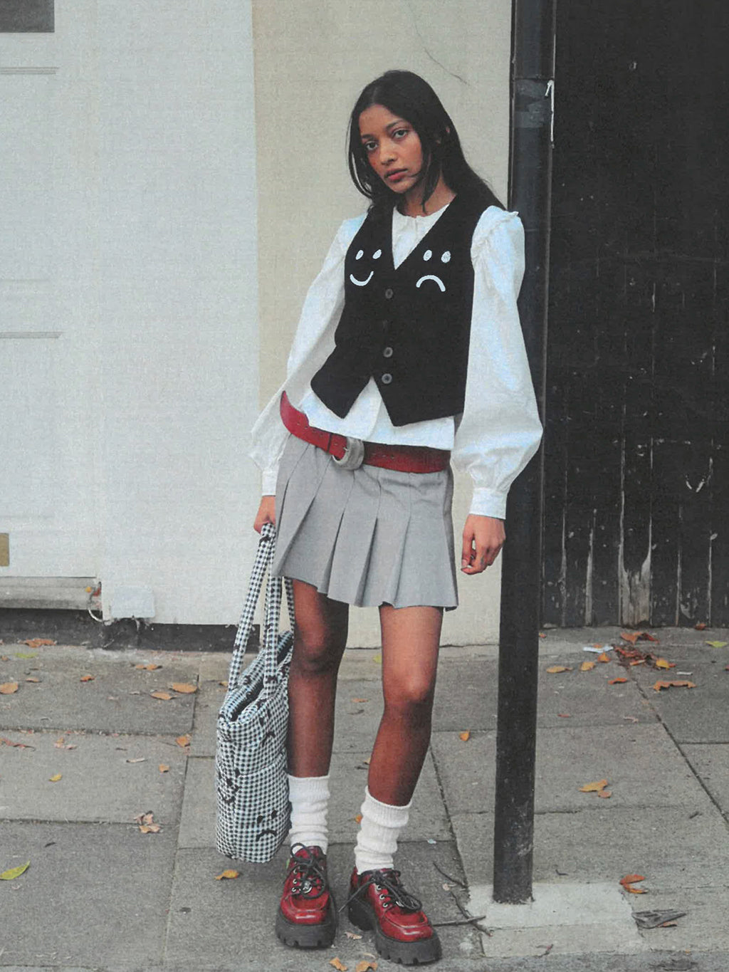 Dress Code Sad Happy Sad Wrap Mini Dress – Lazy Oaf