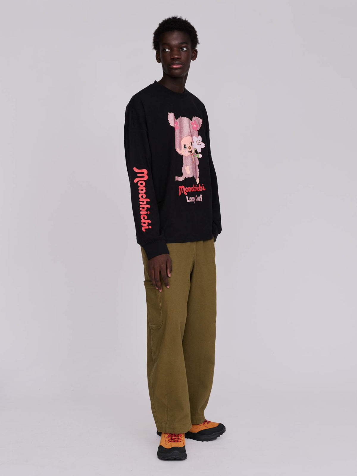 model:Elhadj wears size L and is 6’1”