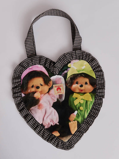 Monchhichi x Lazy Oaf Frill Bag