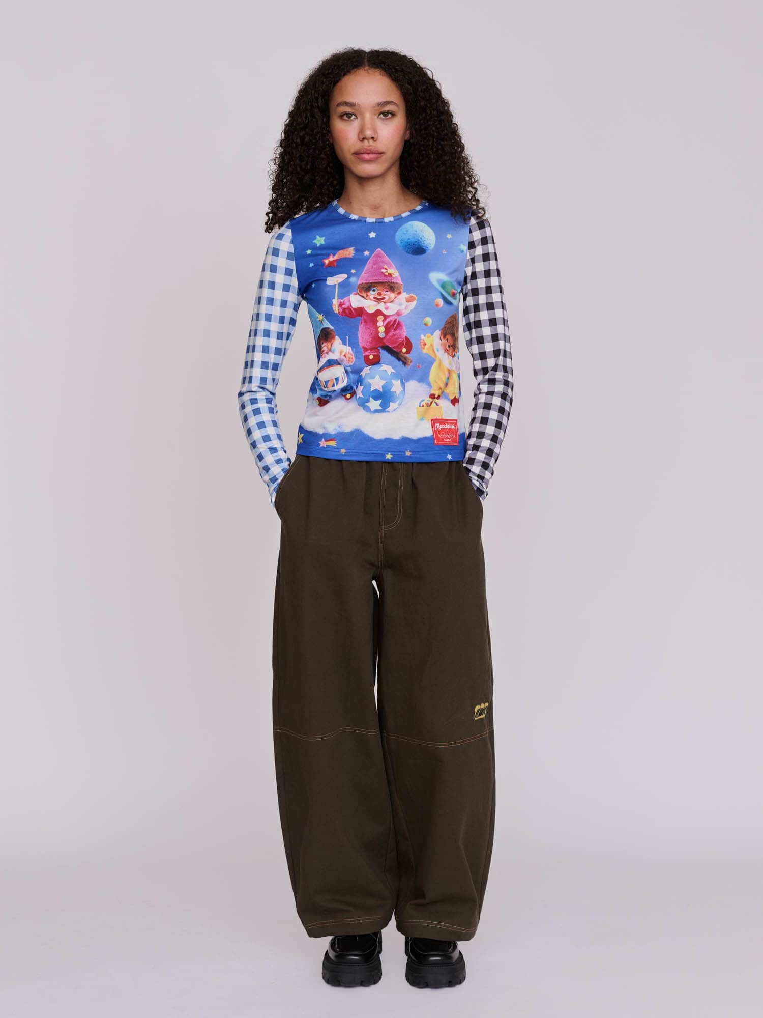 Monchhichi Mash Up Top – Lazy Oaf