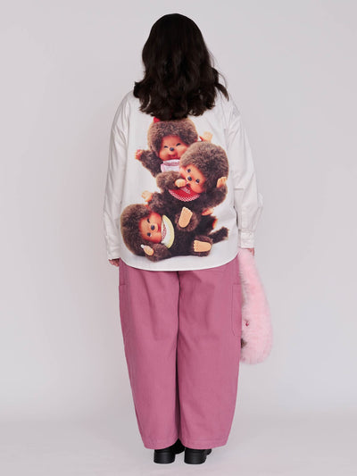 model:Bella wears size XXL and is 5’10”