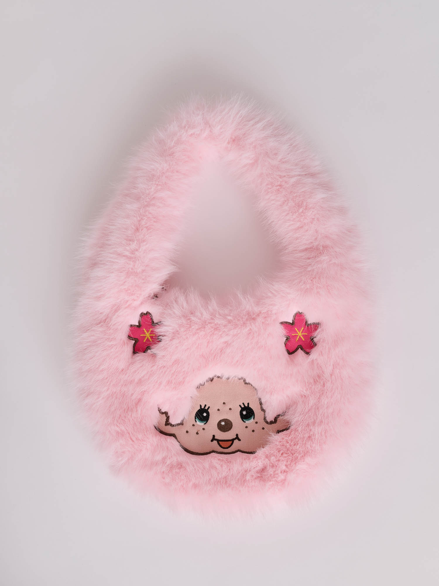 Monchhichi Mini Pink Floofy Bag | Lazy Oaf Collaboration