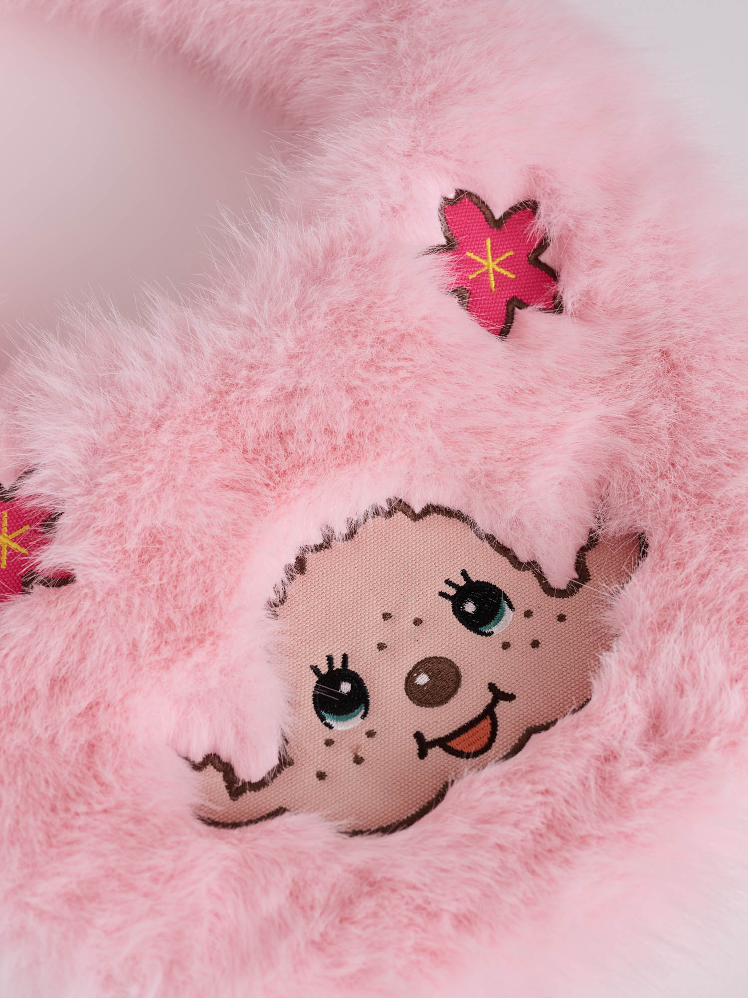 Monchhichi Mini Pink Floofy Bag | Lazy Oaf Collaboration