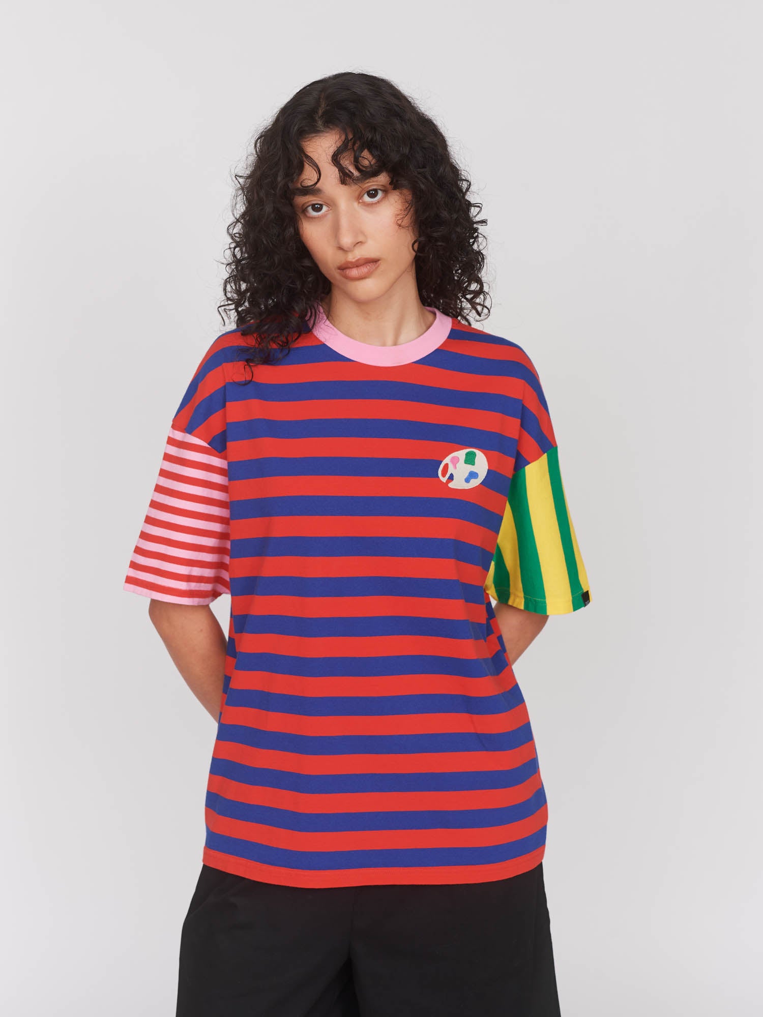 Multi Striped T-shirt – Lazy Oaf