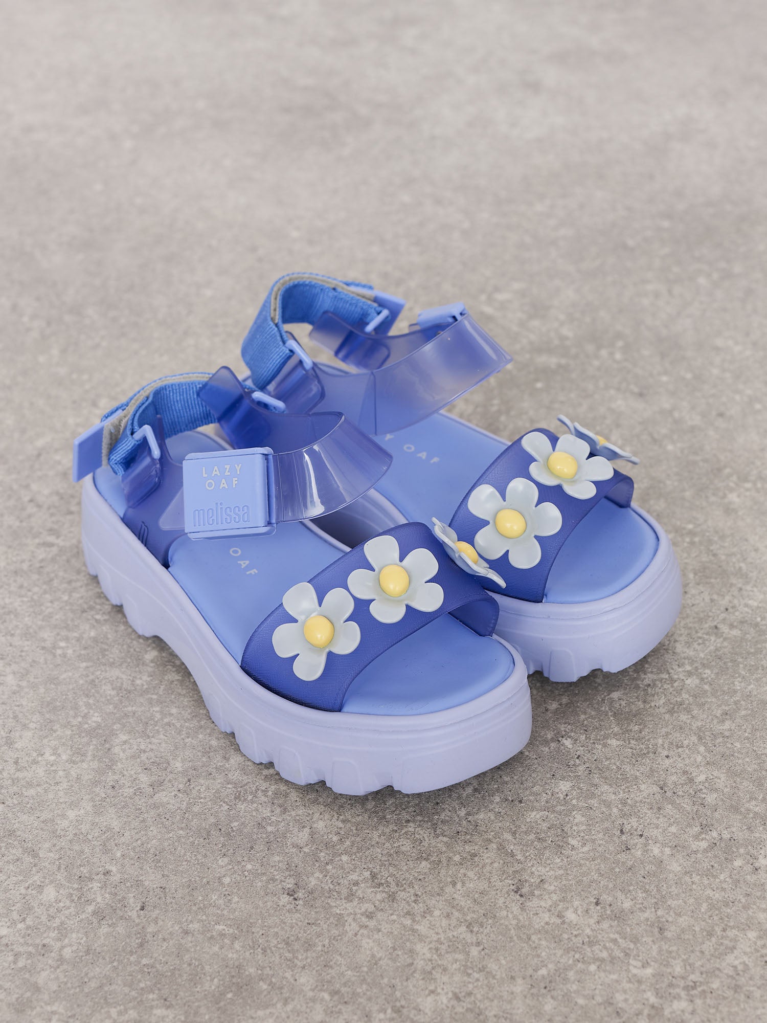 Melissa x LO Blue Kick Off Sandal – Lazy Oaf