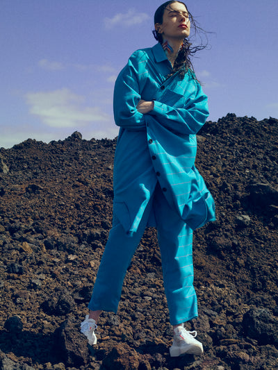 Lazy Oaf Off The Grid Shirt Dress