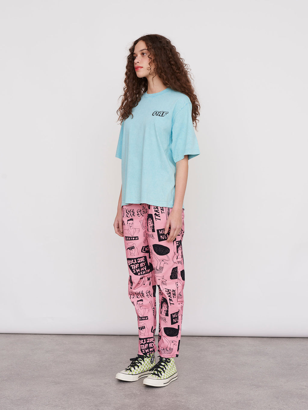 Lazy Oaf Band Poster Pants