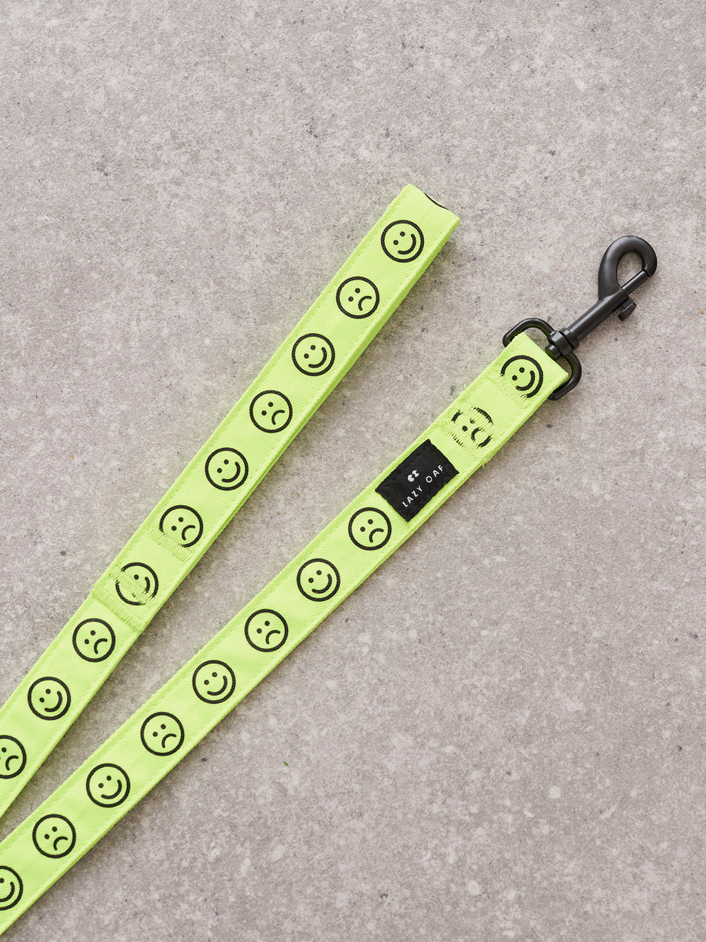 Lazy Oaf Happy Sad Fluro Dog Lead