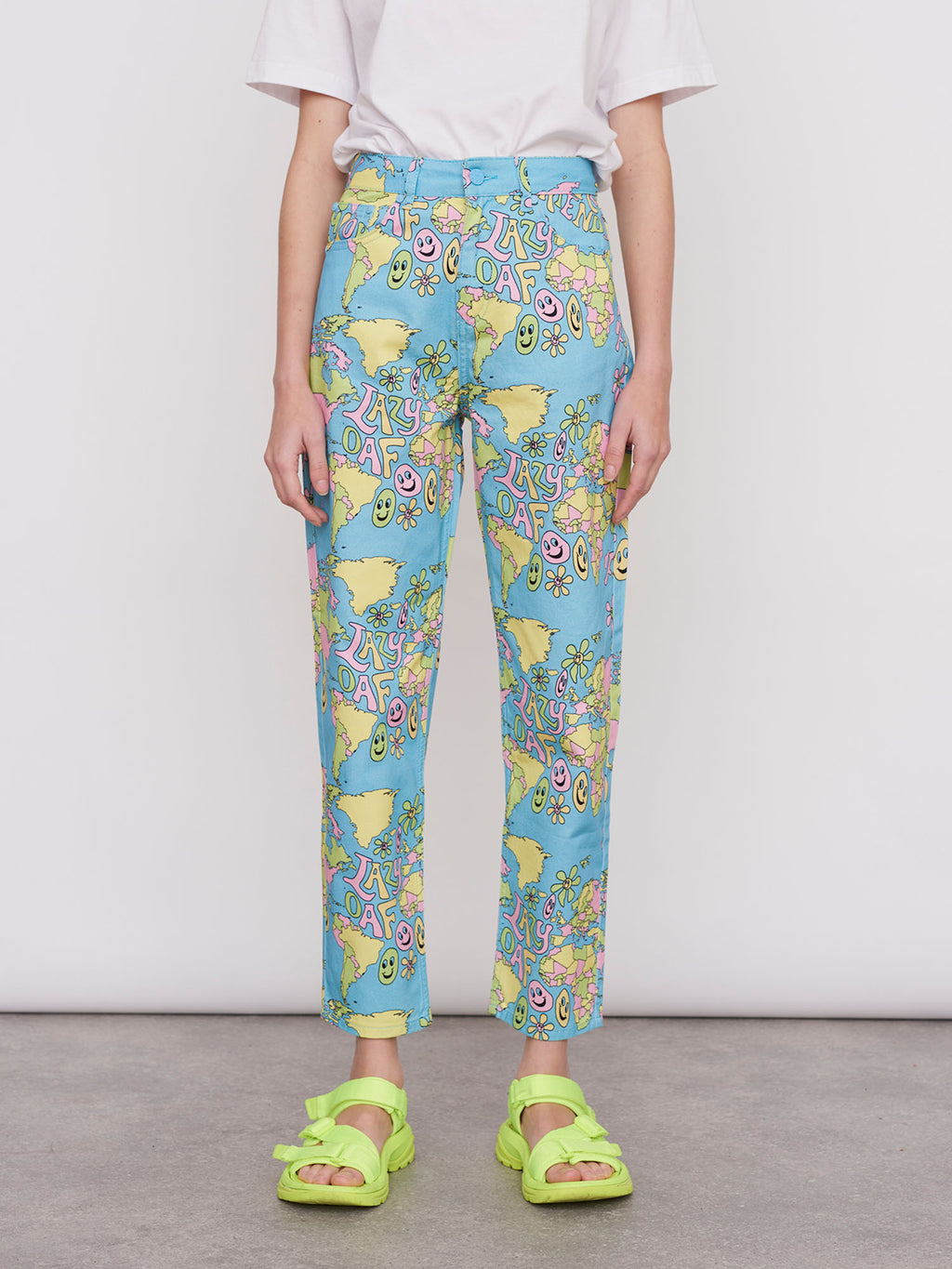 Lazy Oaf Going Global Mom Jeans