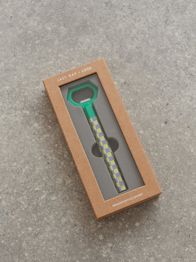 Lazy Oaf X Lund Pastel Check Bottle Opener