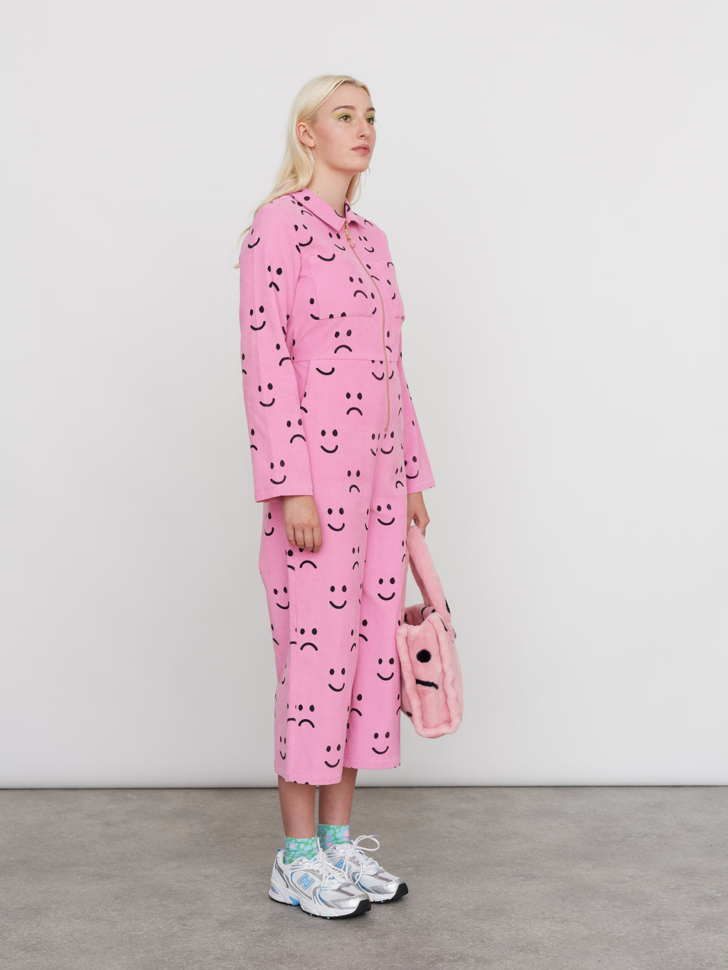 Happy Sad Cord Jumpsuit