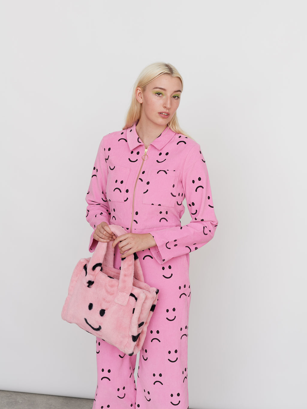 Happy Sad Cord Jumpsuit