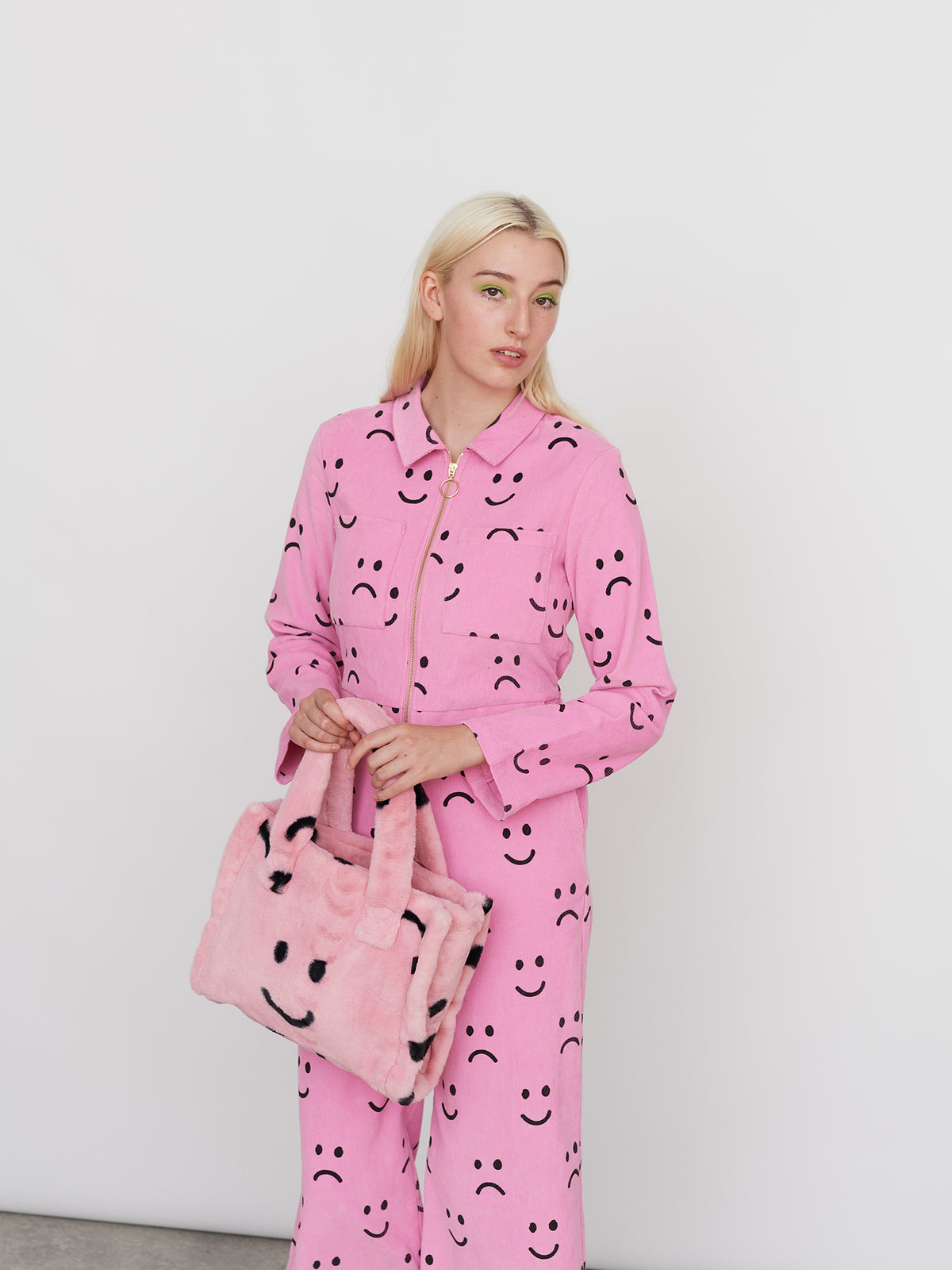Happy Sad Cord Jumpsuit