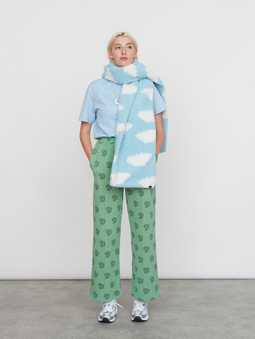 Cloudy Day Fleece Scarf