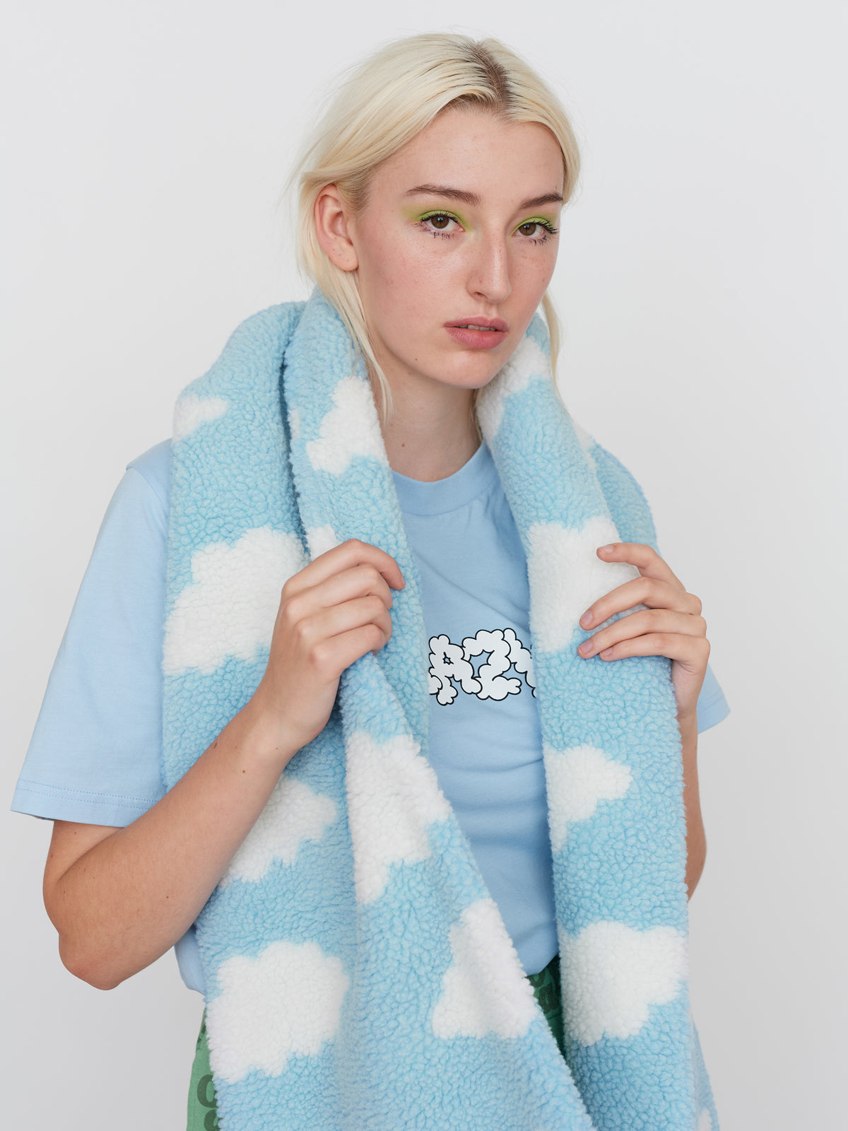 Cloudy Day Fleece Scarf