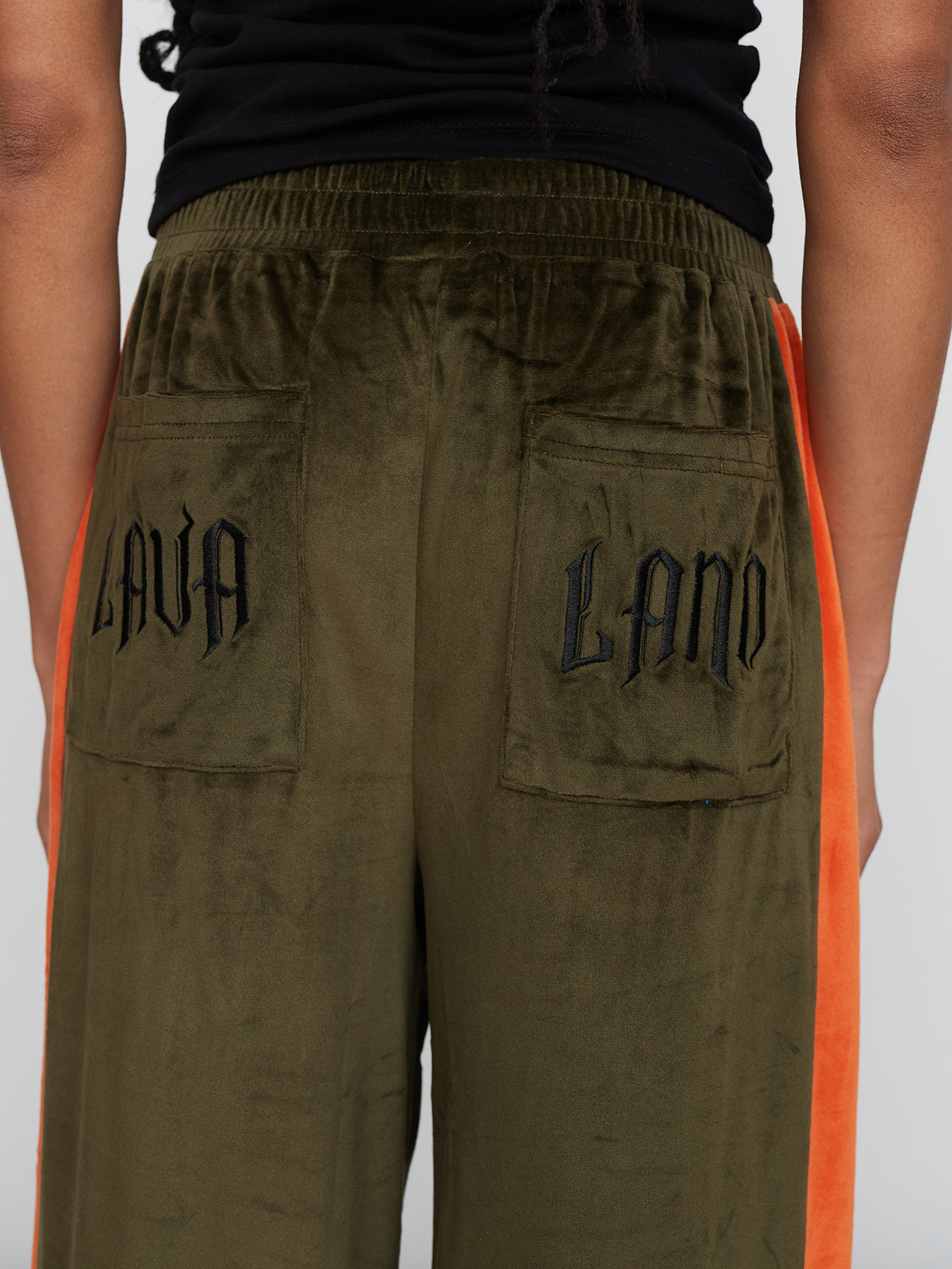Lavaland Wide Leg Velour Pants