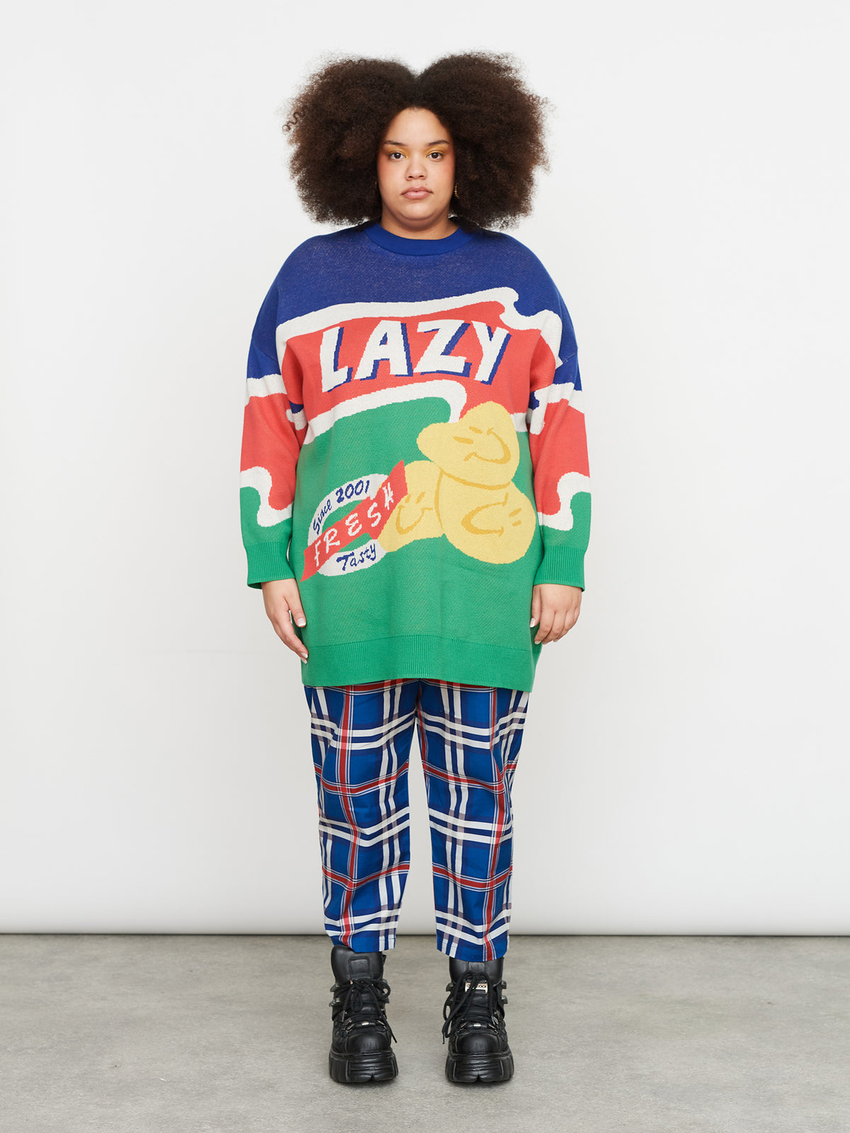 Fresh And Tasty Knitted Longline Jumper