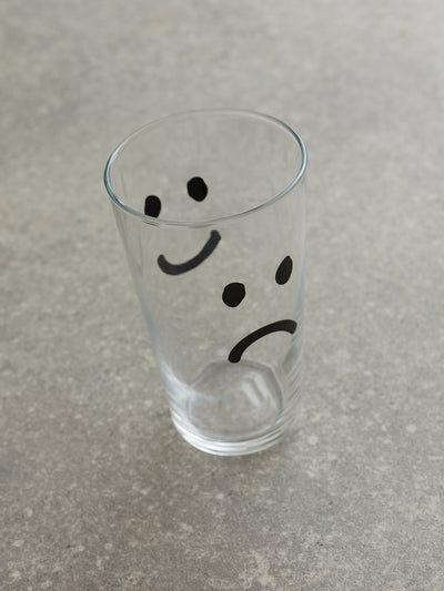 Happy Sad Tall Glass