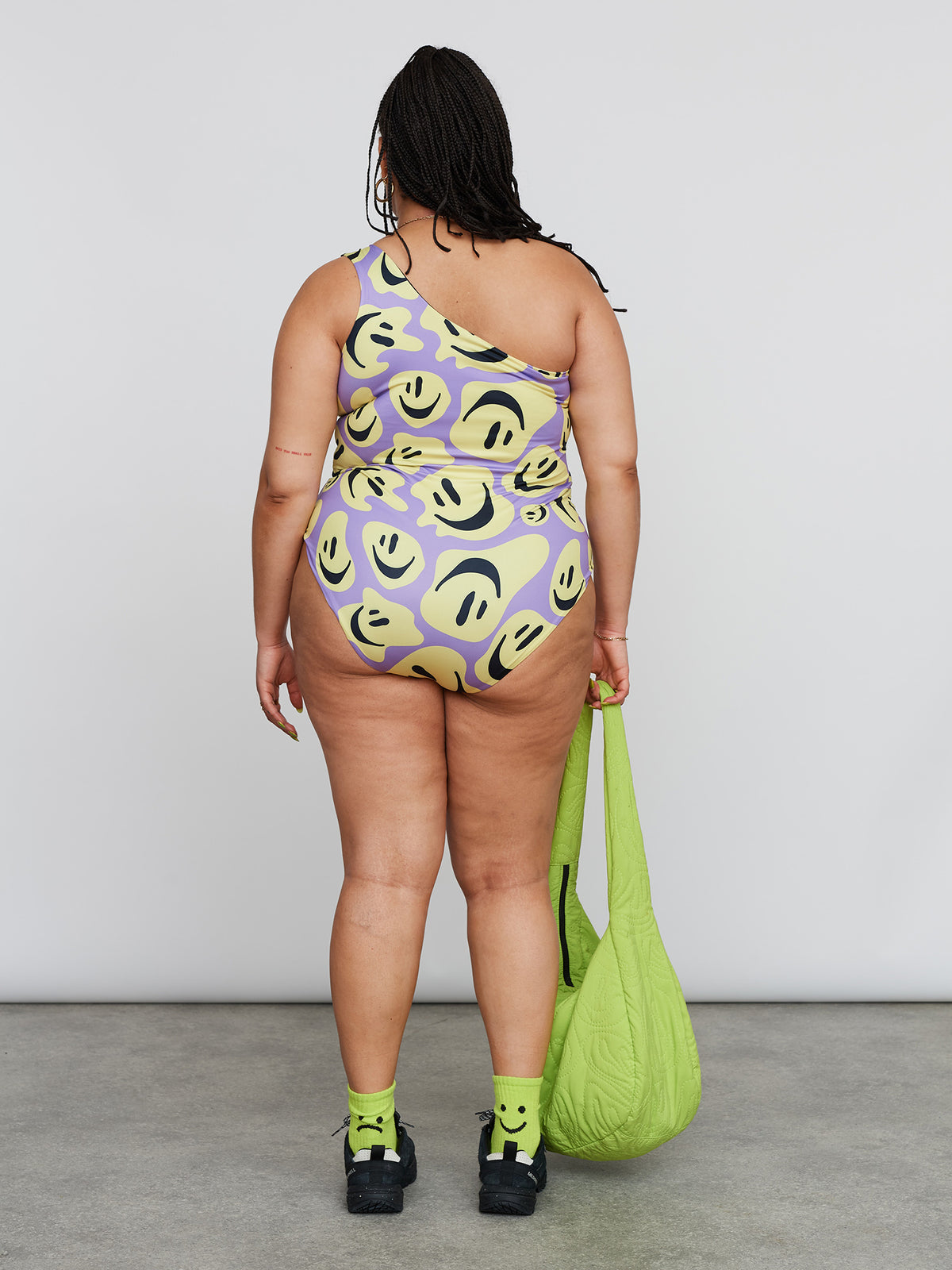 All Smiles One Shoulder Swimsuit