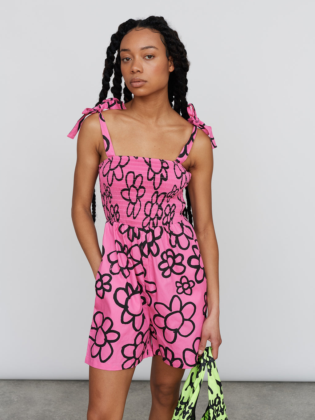Flower Scribble Playsuit