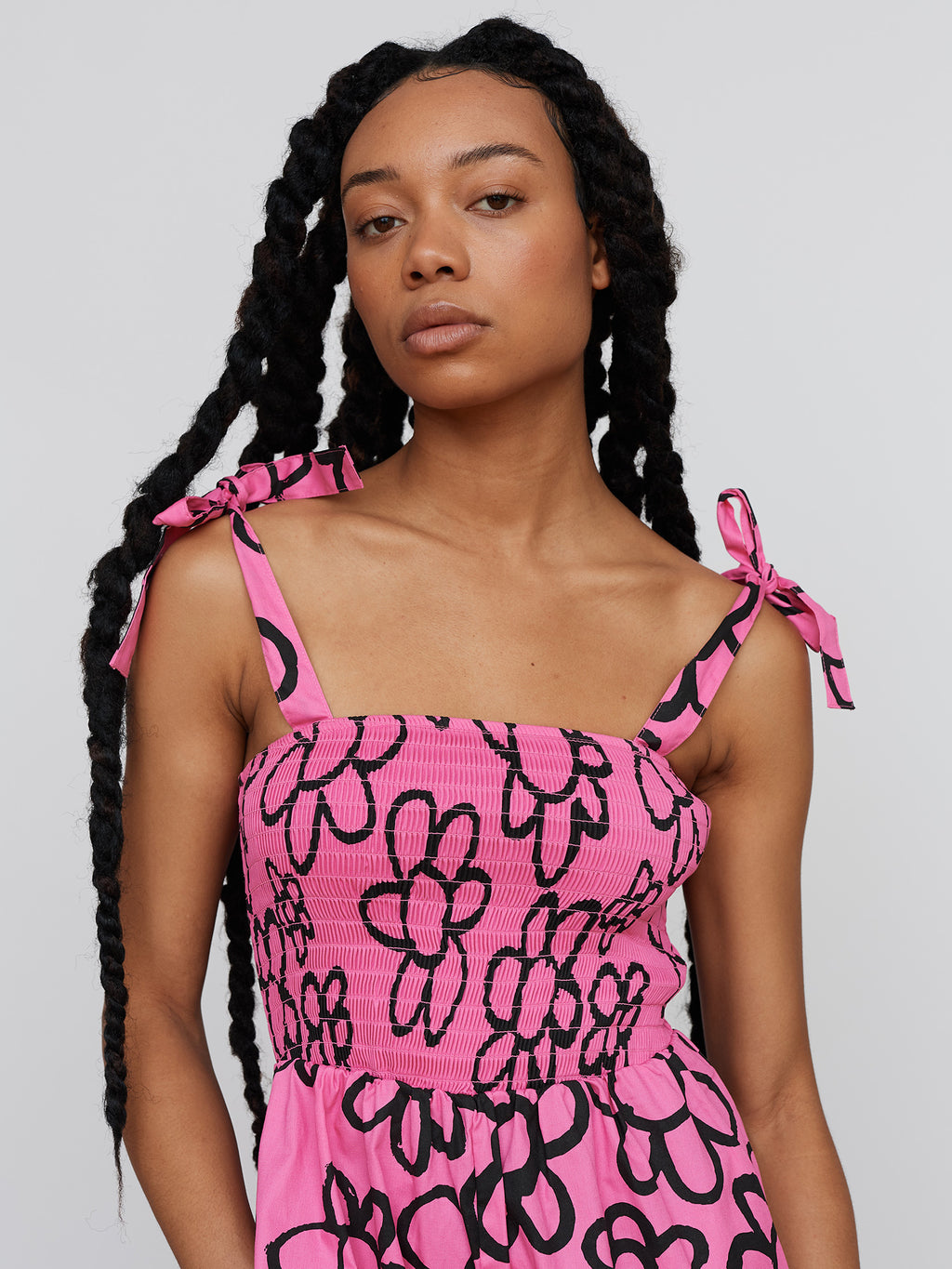 Flower Scribble Playsuit