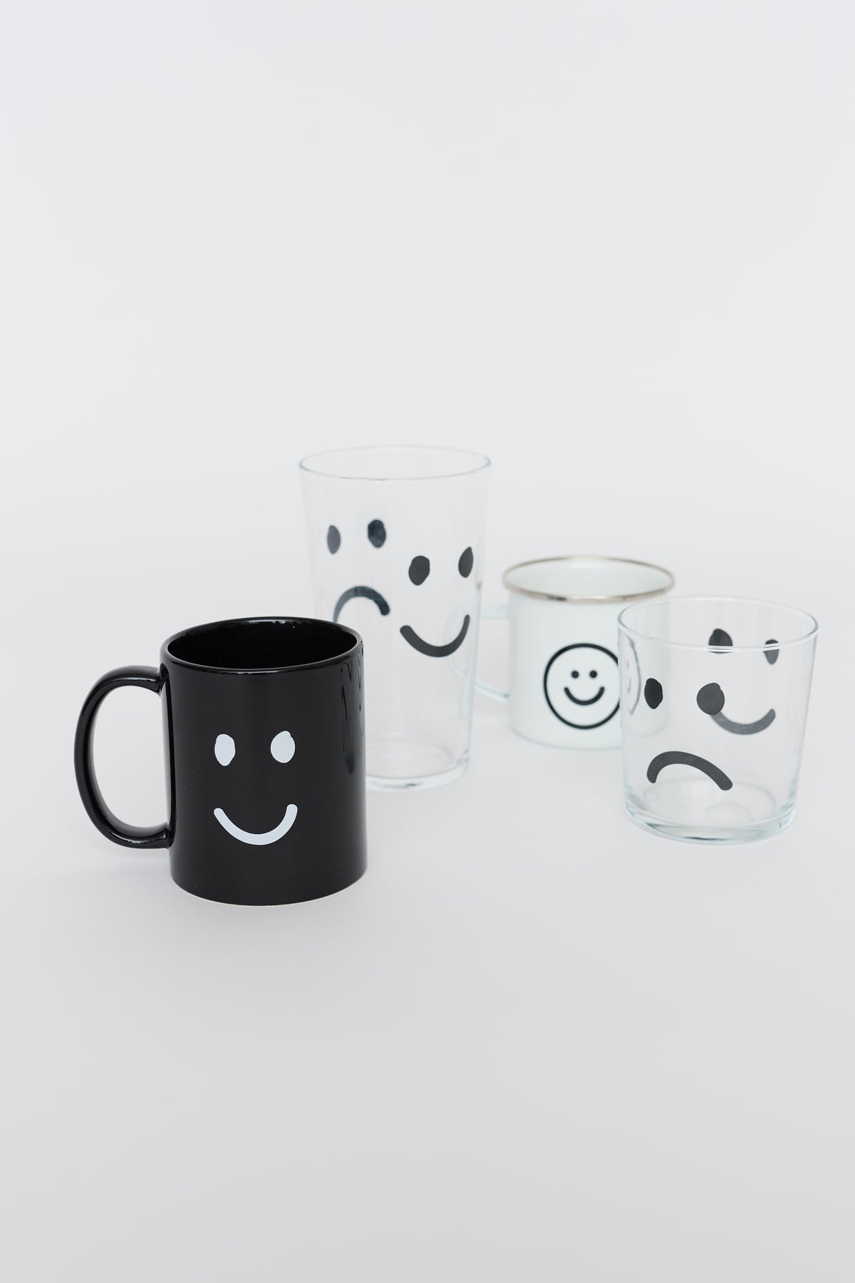 Happy Sad Tall Glass