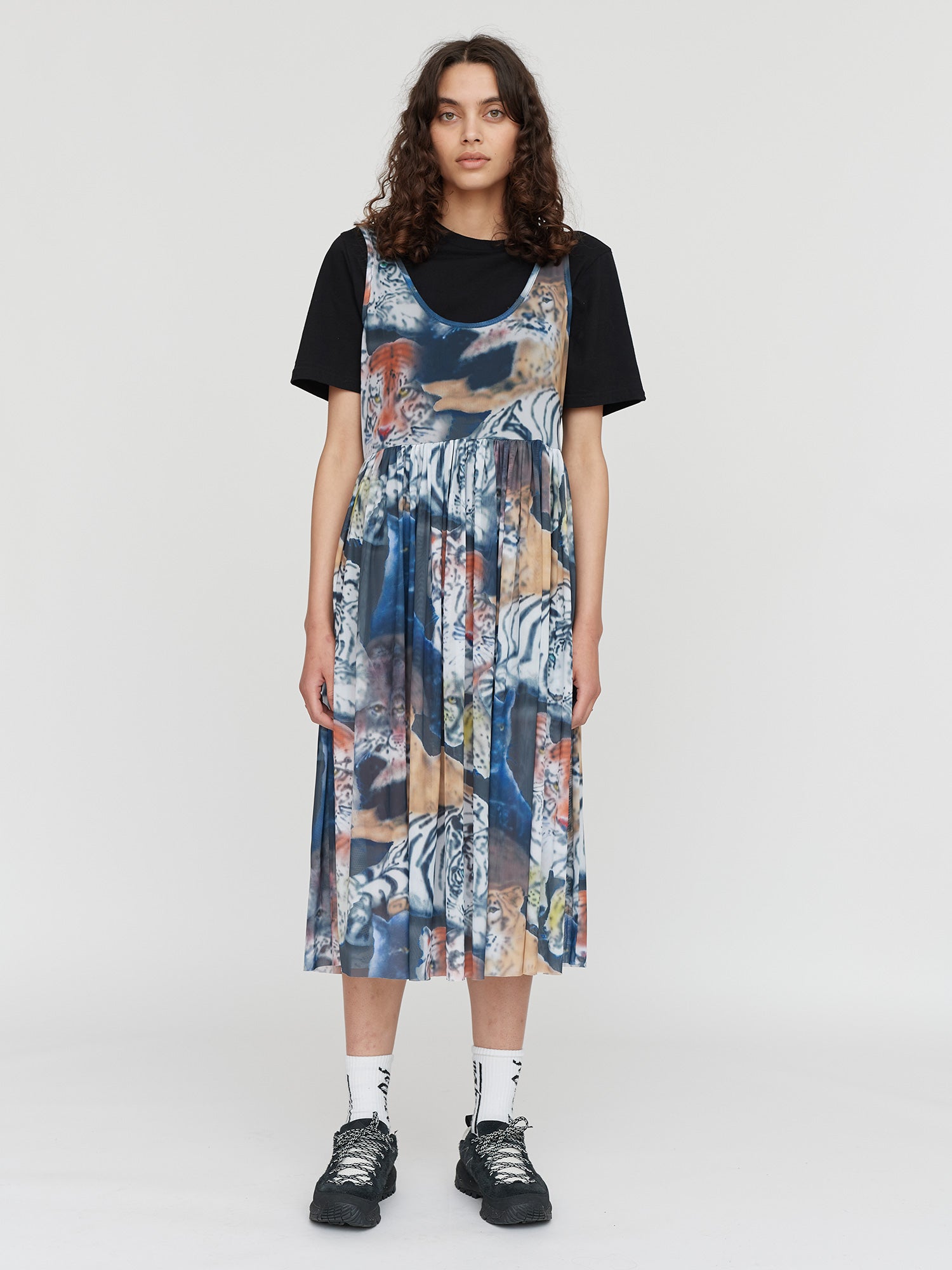 LO X Ricardo Passaporte Big Cat Mesh Dress – Lazy Oaf
