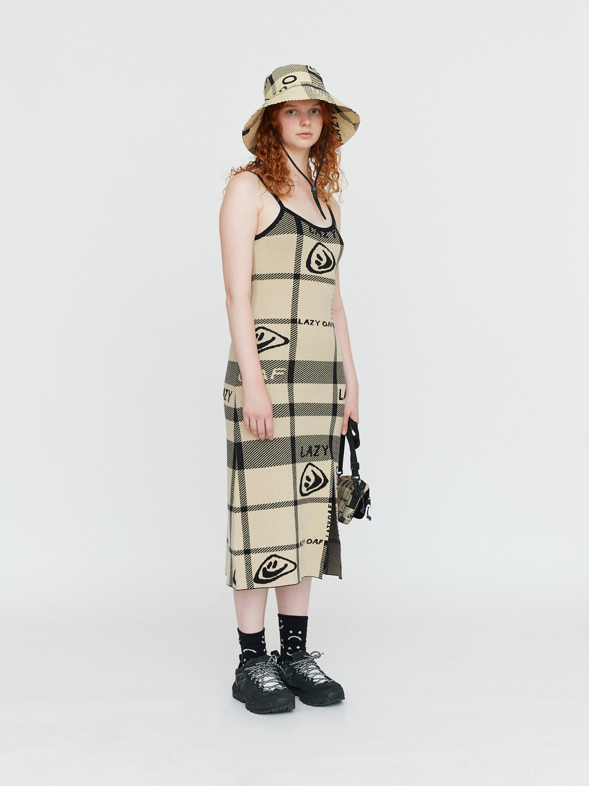 Check Please Knitted Dress