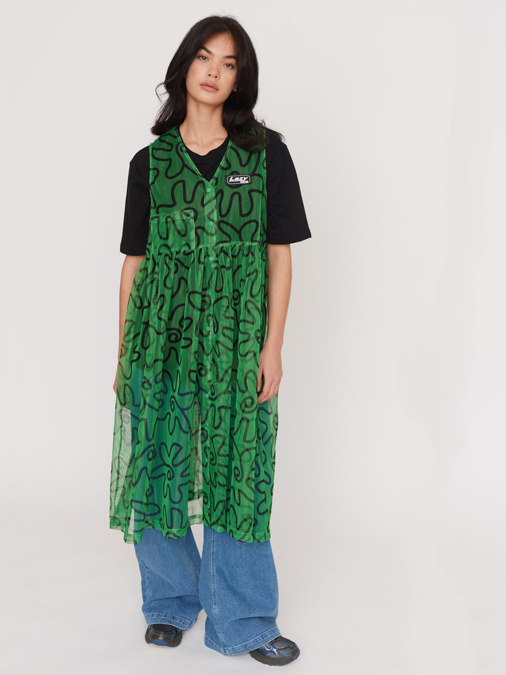 Big Trip Mesh Dress Lazy Oaf Big Trip Mesh Dress Lazy Oaf