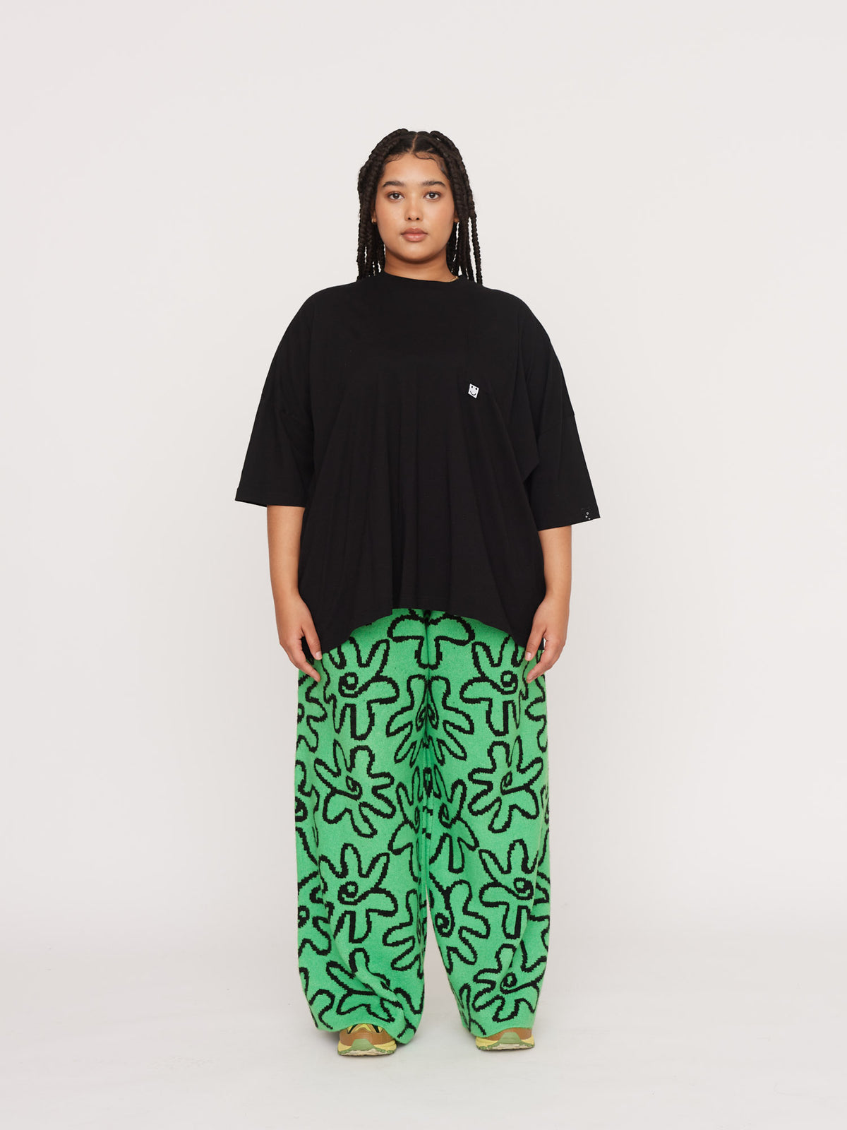 Flower Power Knit Pants