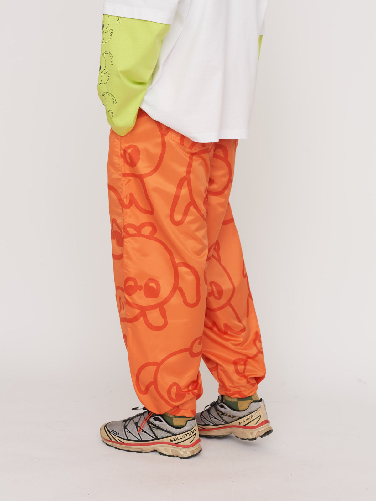 LO x Nhozagri Orange Trackpants