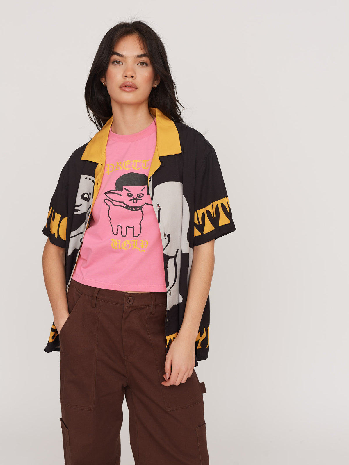 Medieval Animals Bowling Shirt