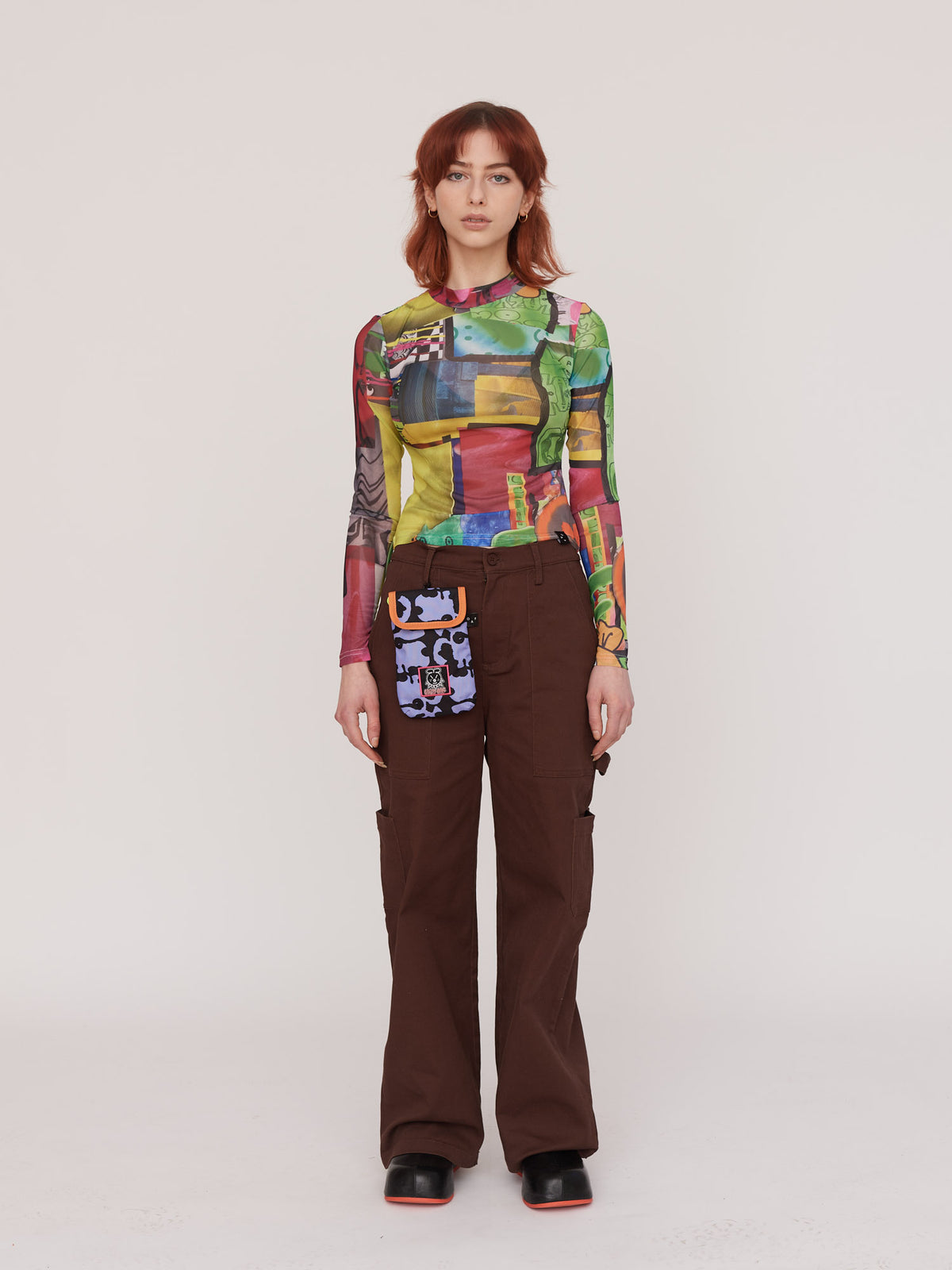Collage Mesh Top