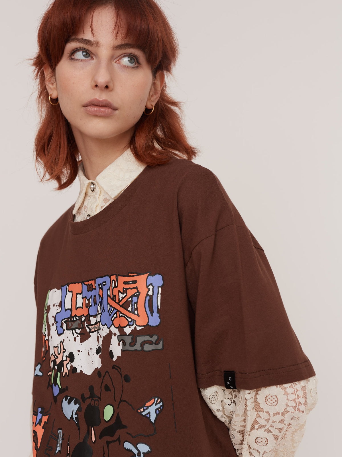 Mixed Up Lace T-Shirt